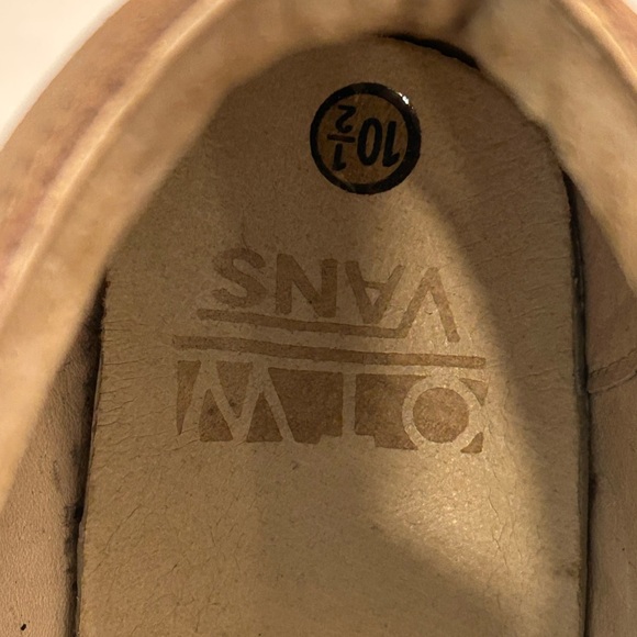 VANS OTW Men's Tan/Beige Leather Chukkas Shoes 10.5, Soft  Upper - Picture 8 of 8